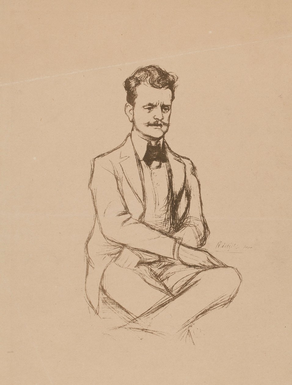 Ritratto di Jean Sibelius da Albert Edelfelt