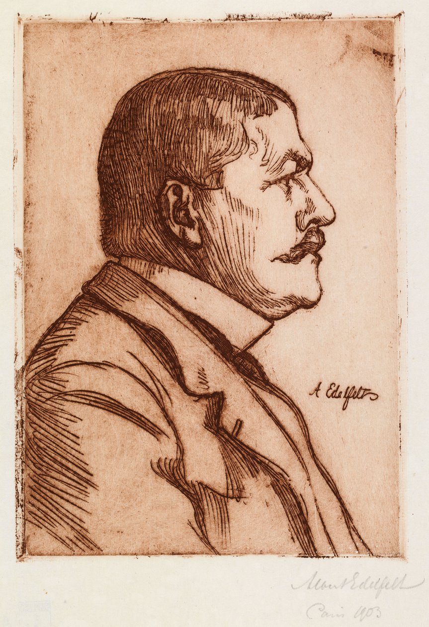 Ritratto del ministro Jean-Baptiste Pasteur da Albert Edelfelt