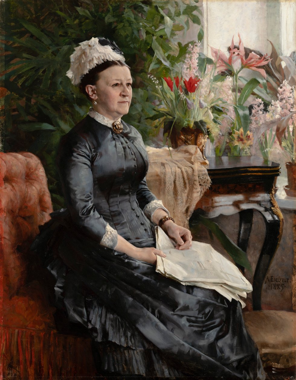 Ritratto della signora Anna Sinebrychoff da Albert Edelfelt
