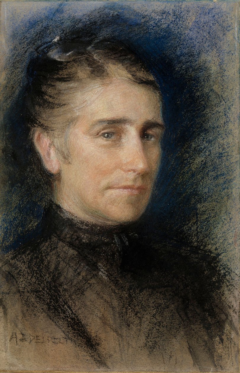 Ritratto della signora Emilie Krohn da Albert Edelfelt