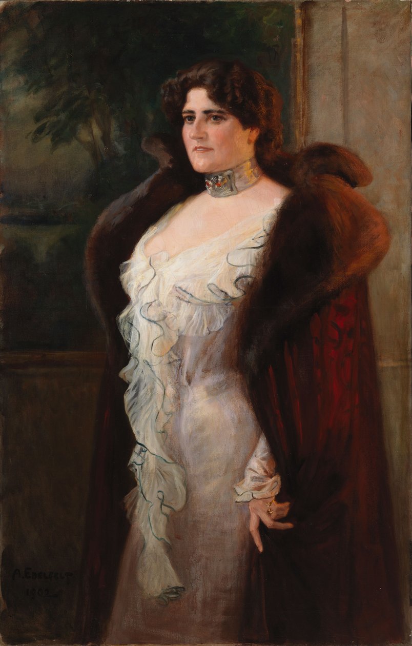 Ritratto della signora Lydia N:son Keirkner da Albert Edelfelt