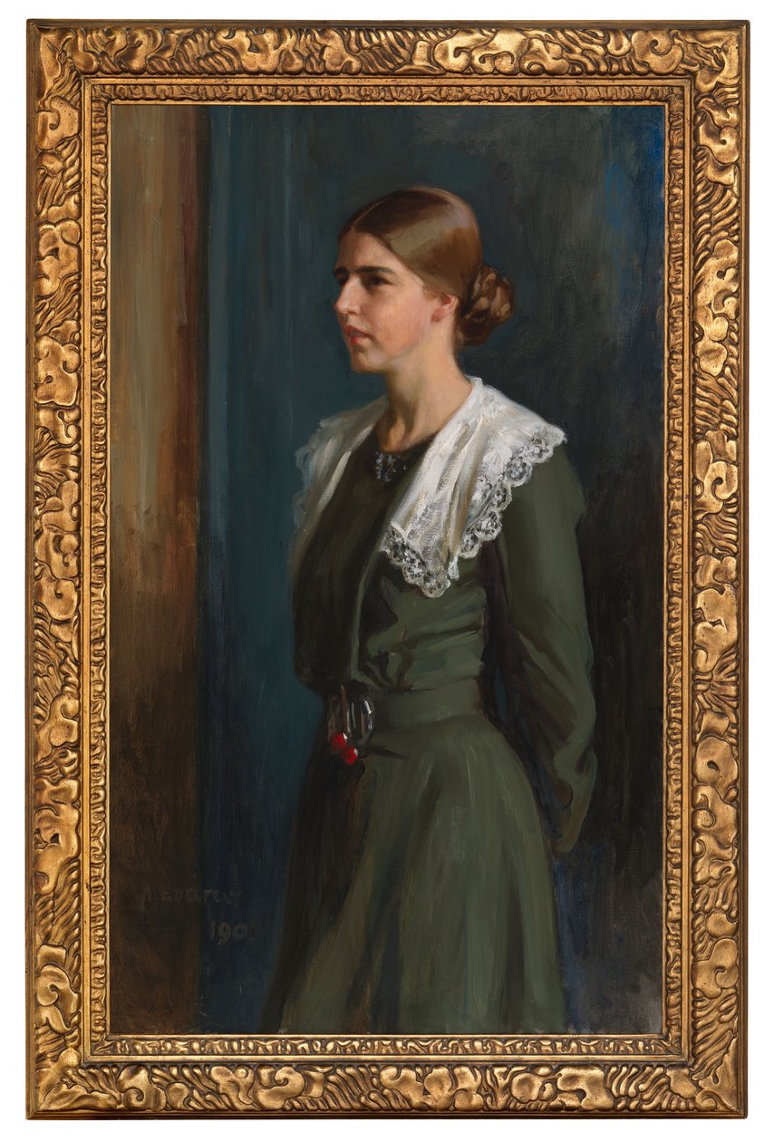 Ritratto della signora Michaela Pooley (nata Krohn) da Albert Edelfelt