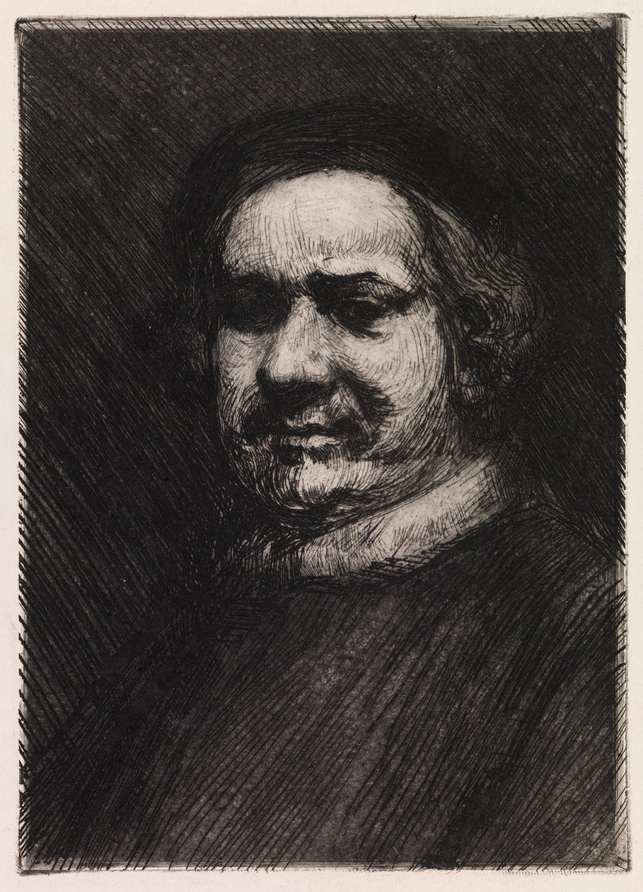 Ritratto di Rembrandt, copia da Rembrandt da Albert Edelfelt