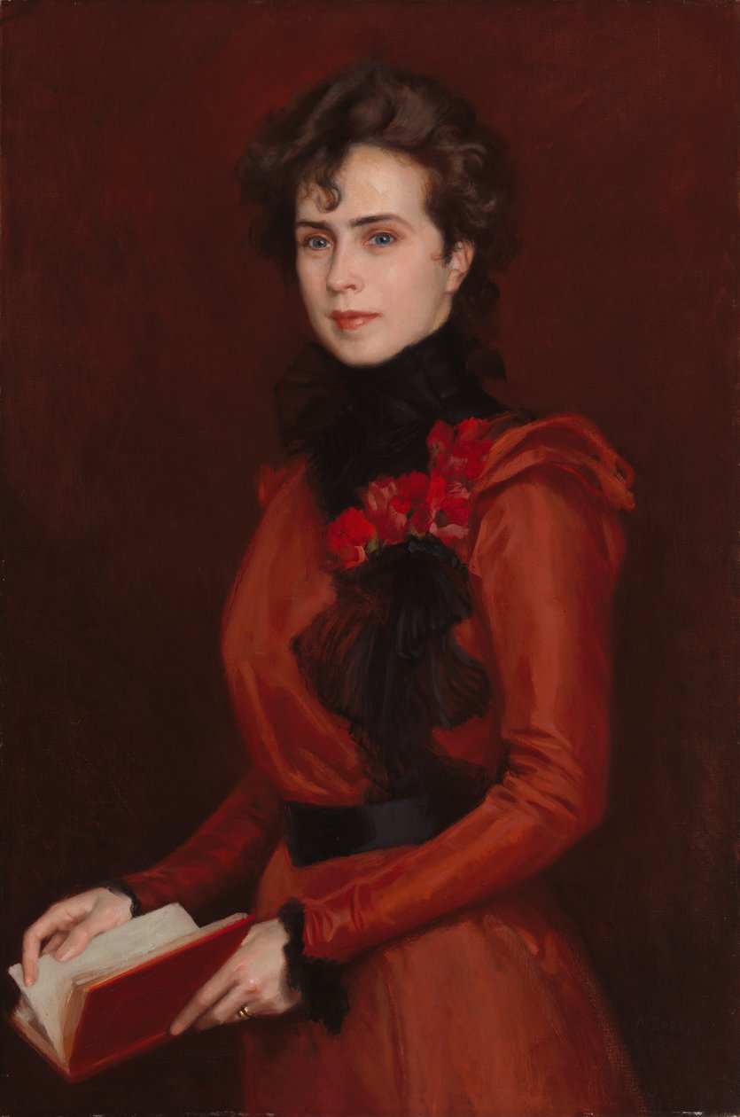 Ritratto di Signe Kolster da Albert Edelfelt