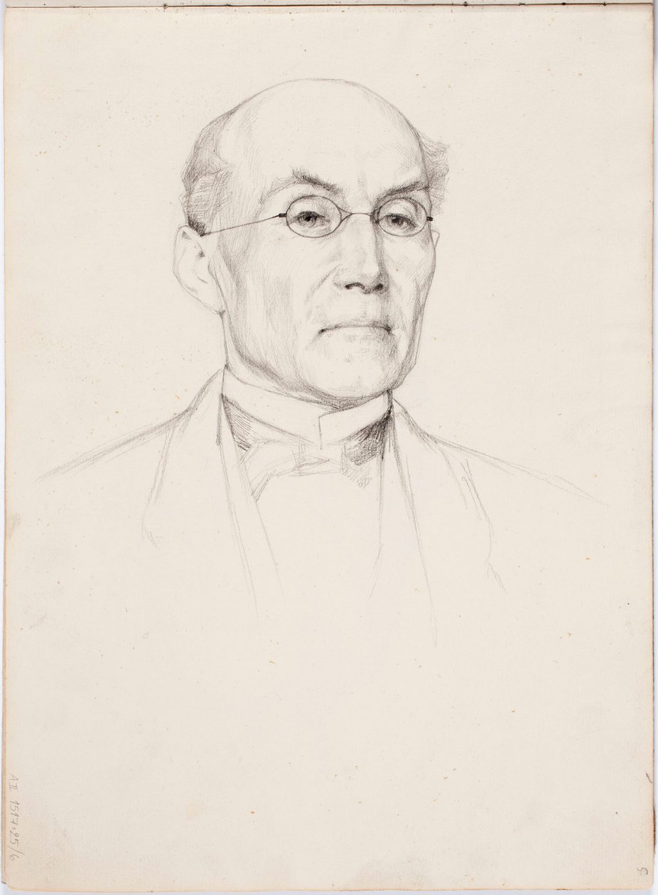 Ritratto di un uomo da Albert Edelfelt