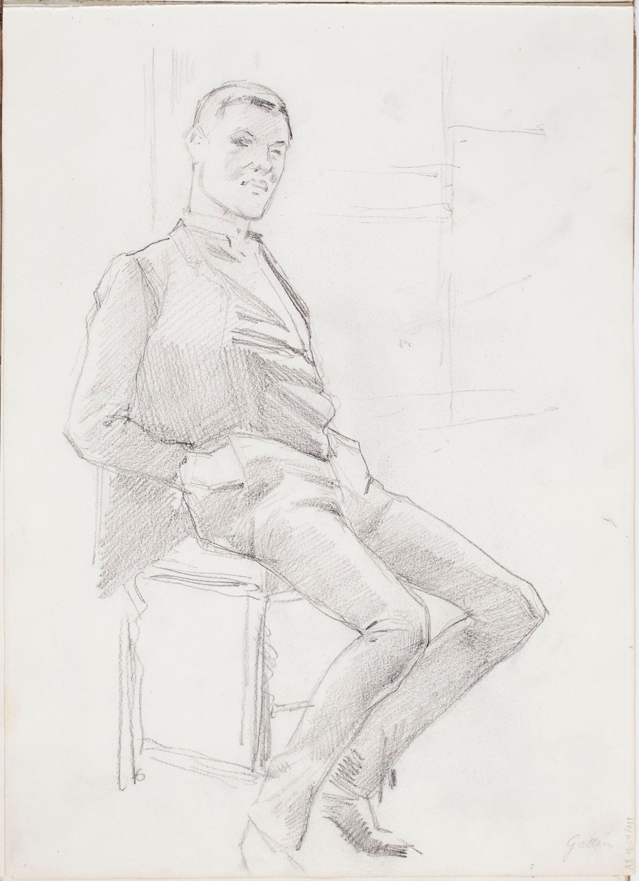 Ritratto di un uomo da Albert Edelfelt