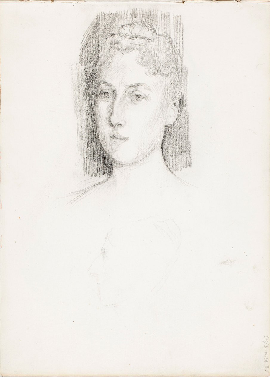 Ritratto di donna da Albert Edelfelt