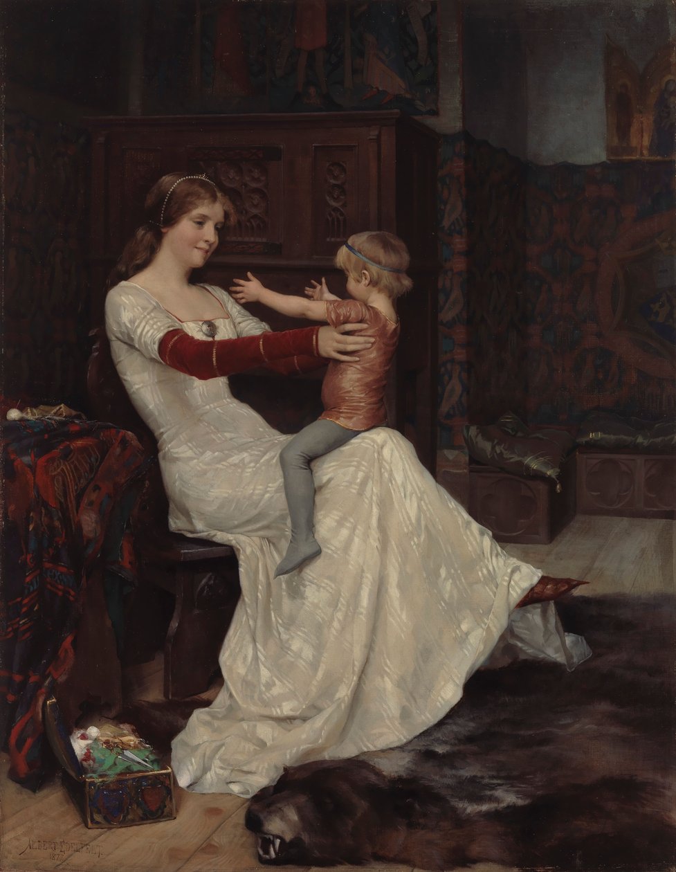 Regina Bianca da Albert Edelfelt