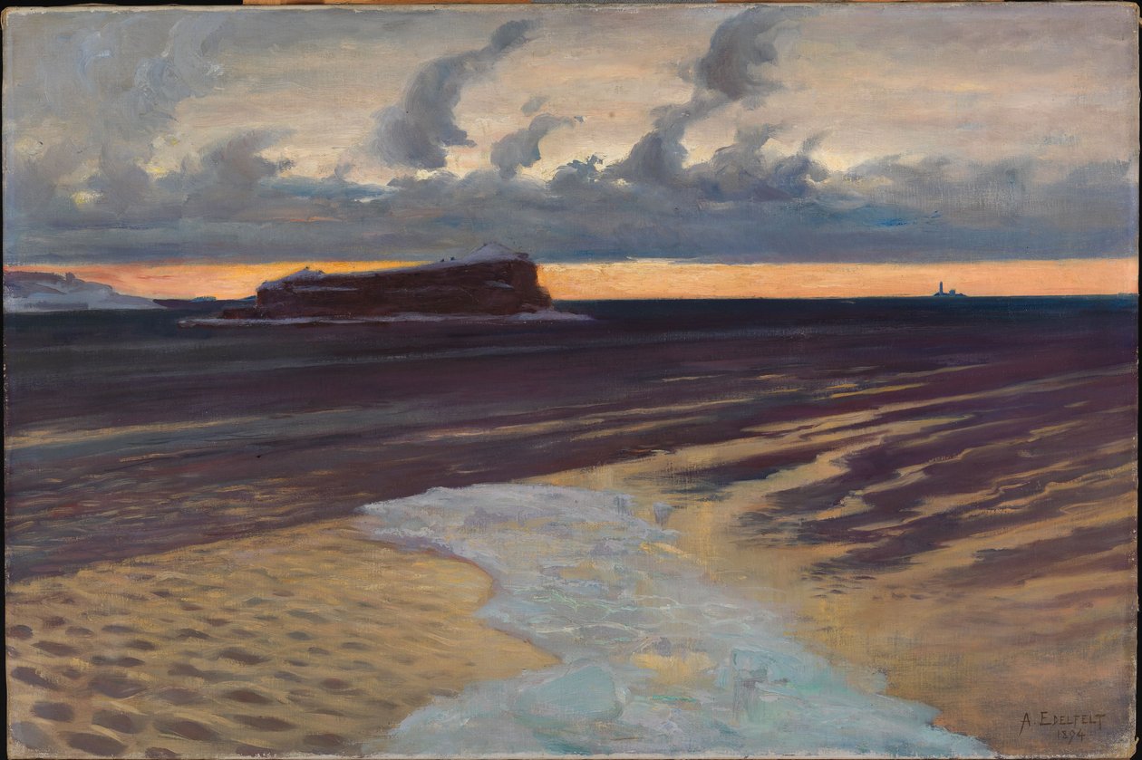 Isola di Särkkä, Helsinki da Albert Edelfelt