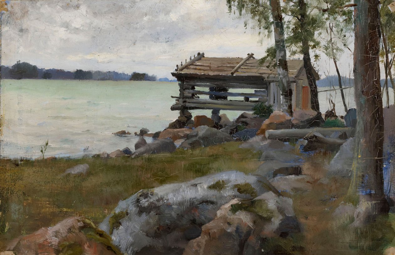 Seine Shed, studio per il servizio divino nell’arcipelago dell’Uusimaa da Albert Edelfelt