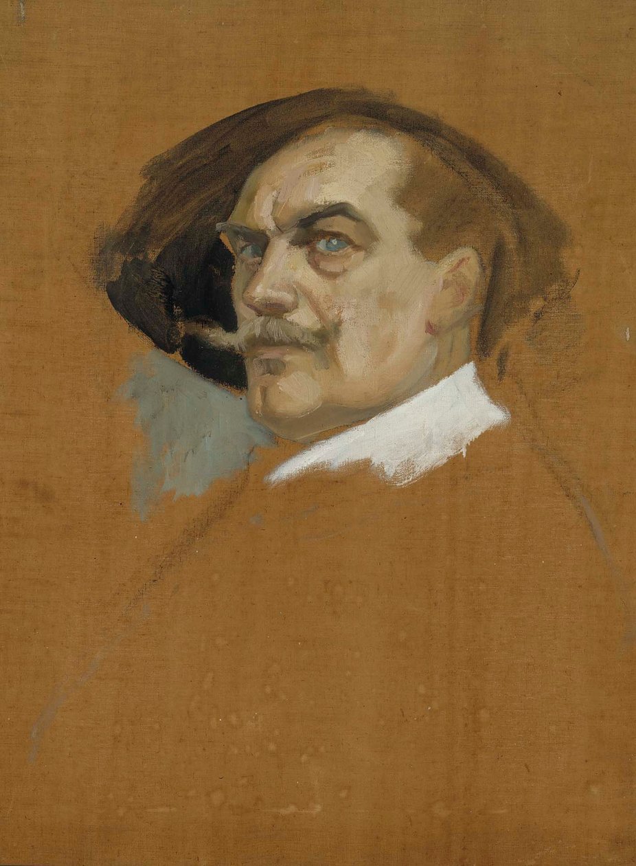 Autoritratto in un abito del XVII secolo, studio da Albert Edelfelt