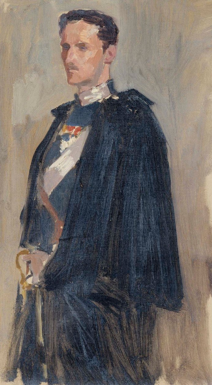 Schizzo per il ritratto del principe Carl da Albert Edelfelt