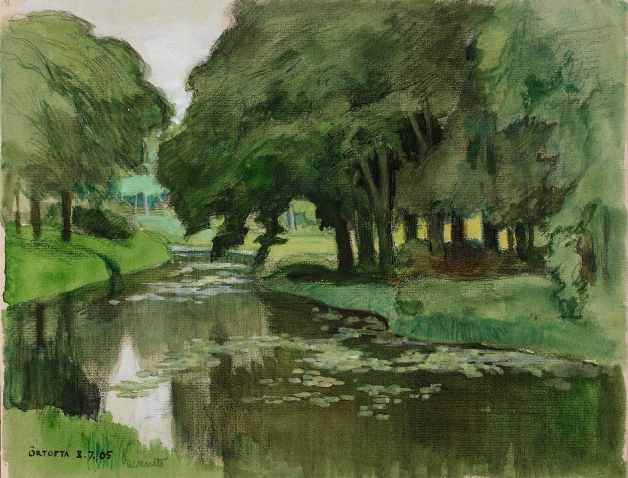 Taccuino di schizzi da Albert Edelfelt