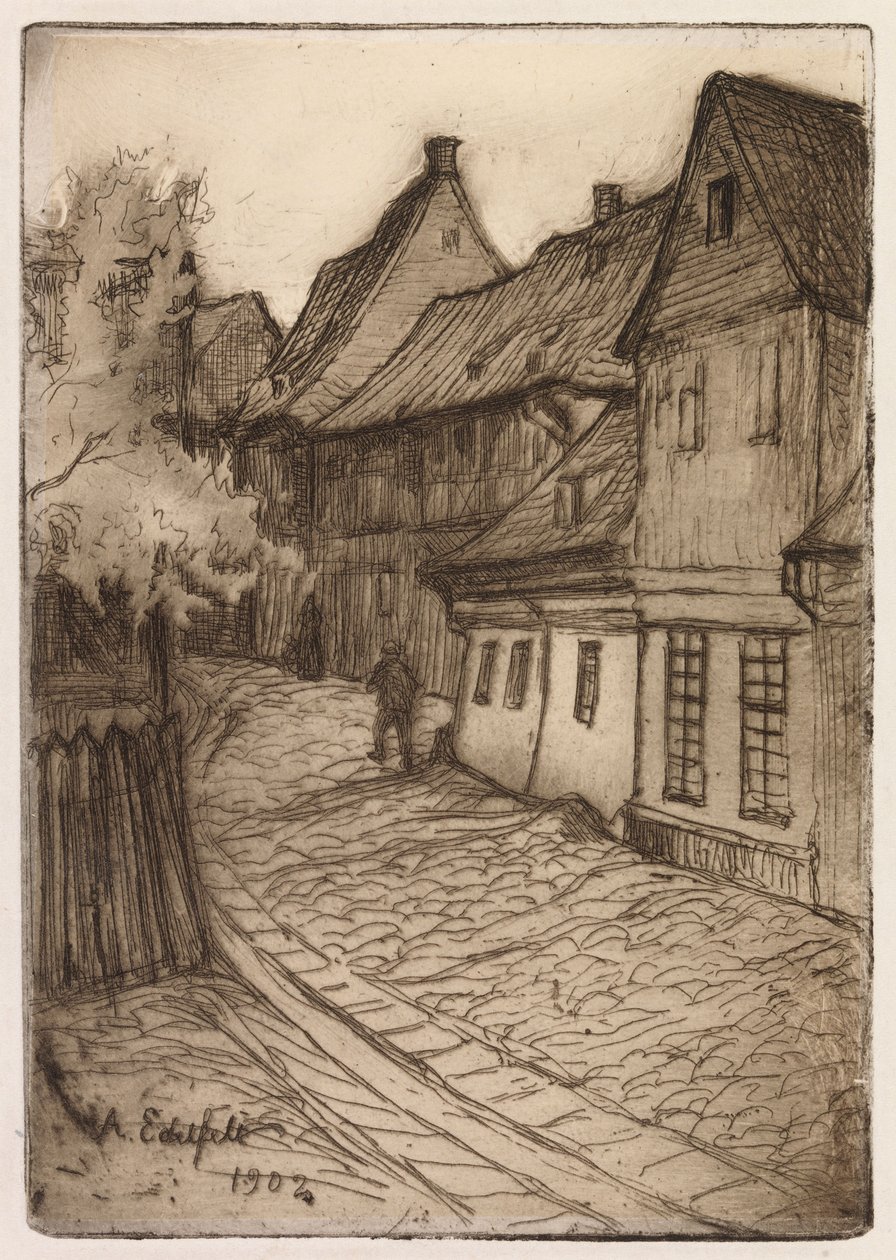 Strada a Goslar, Harz da Albert Edelfelt