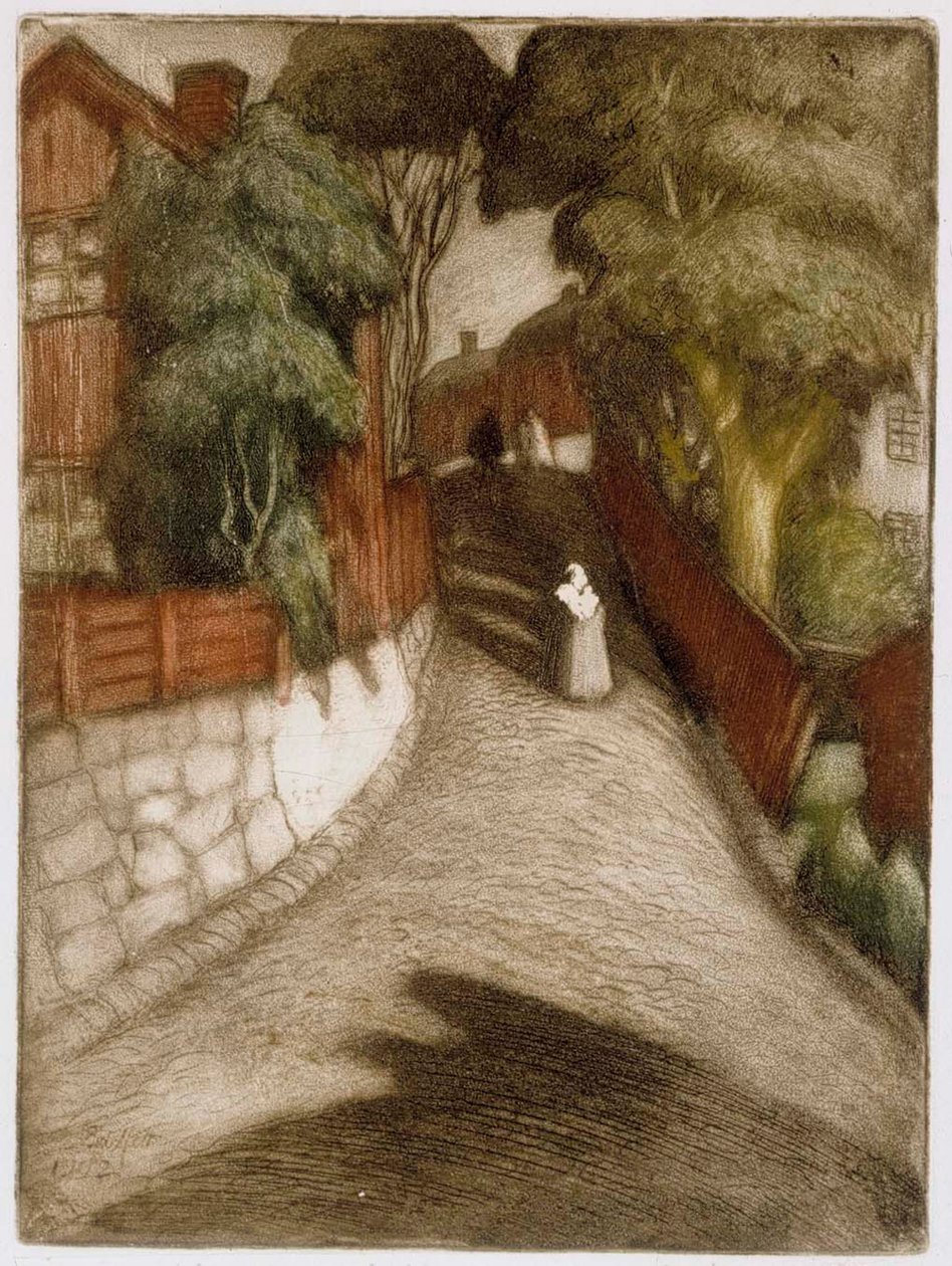 Via a Porvoo da Albert Edelfelt