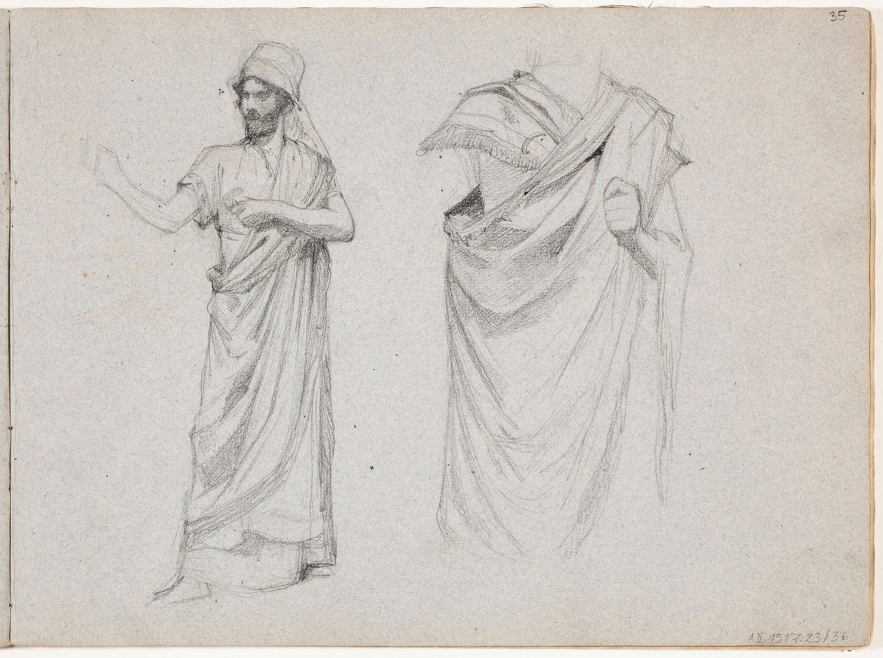 Due figure maschili vestite con la toga da Albert Edelfelt