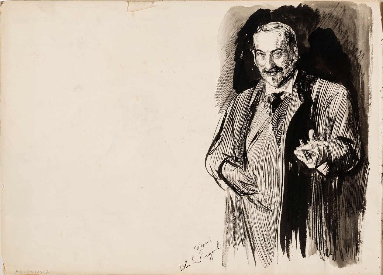 Asher Wertheimer dopo John S. Sargent da Albert Edelfelt