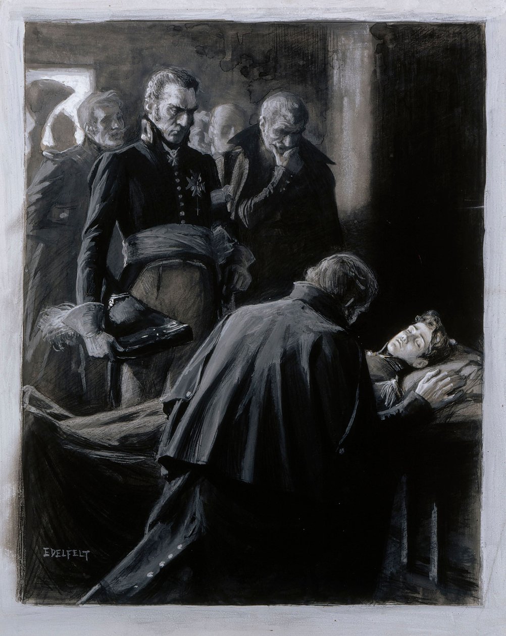 Wilhelm von Schwerin, Illustrazione tratta da *La Finlandia nel XIX secolo* da Albert Edelfelt