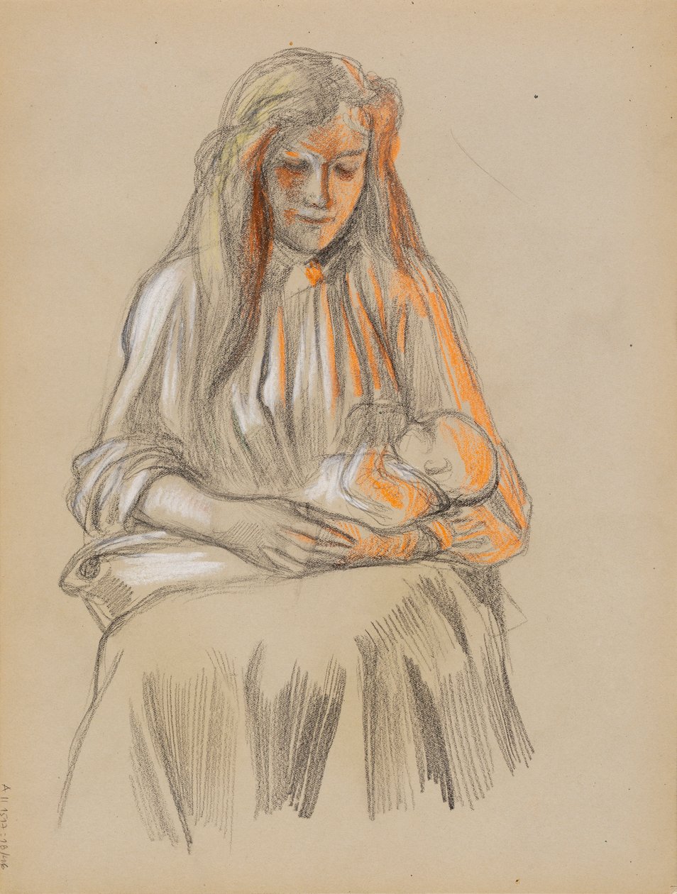 Madre e figlio da Albert Edelfelt
