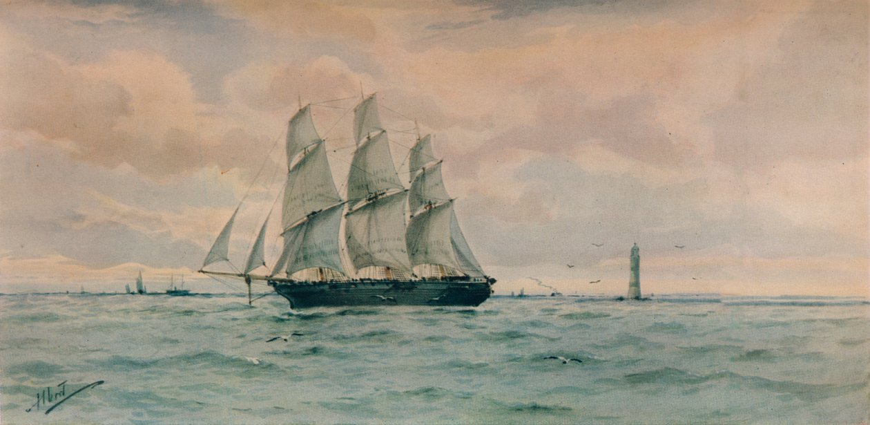 Marina, c. 1895 da Albert Ernest Markes