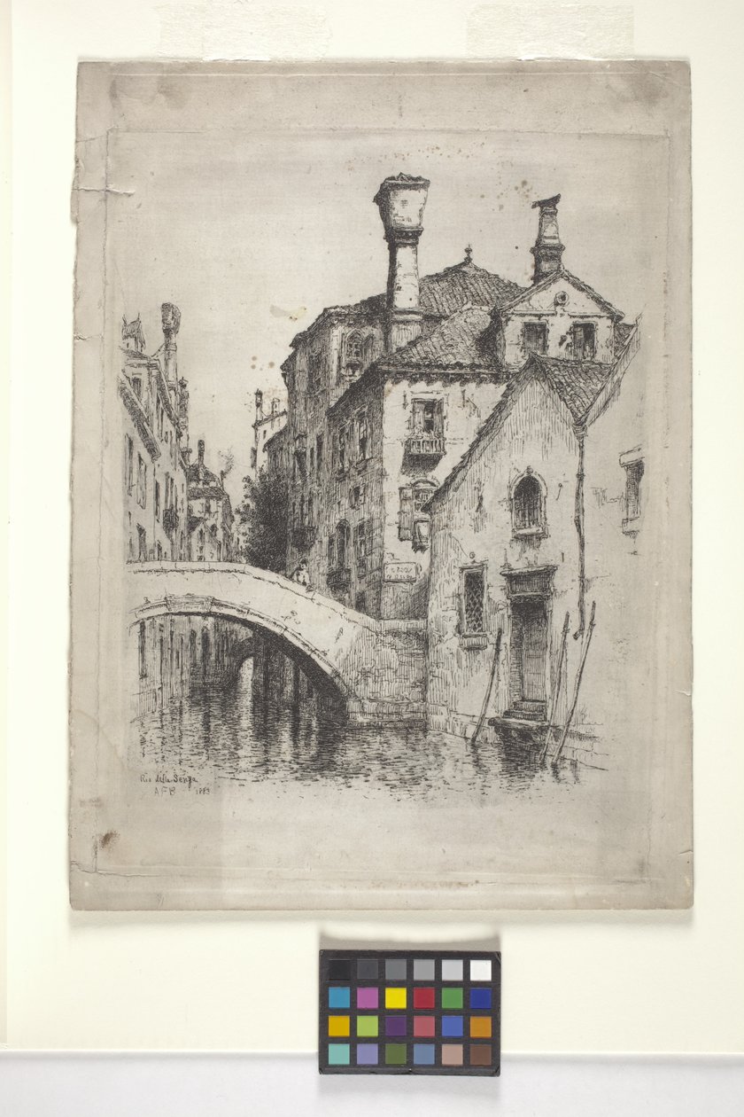 Rio della Senza, Venezia da Albert Fitch Bellows