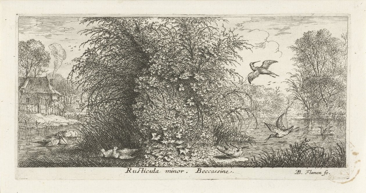 Paesaggio con beccaccino da Albert Flamen