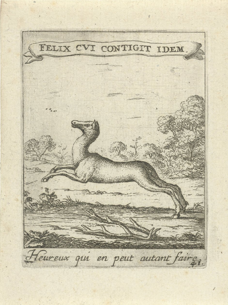 Cervo saltante da Albert Flamen