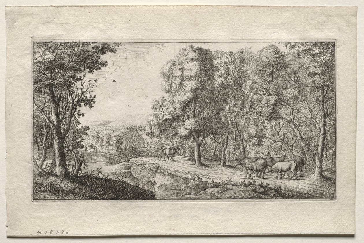 La strada al confine del bosco da Albert Flamen