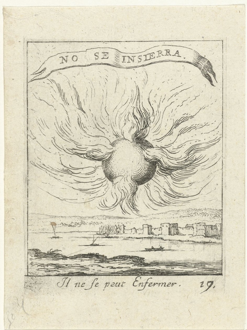 Sole fiammeggiante da Albert Flamen