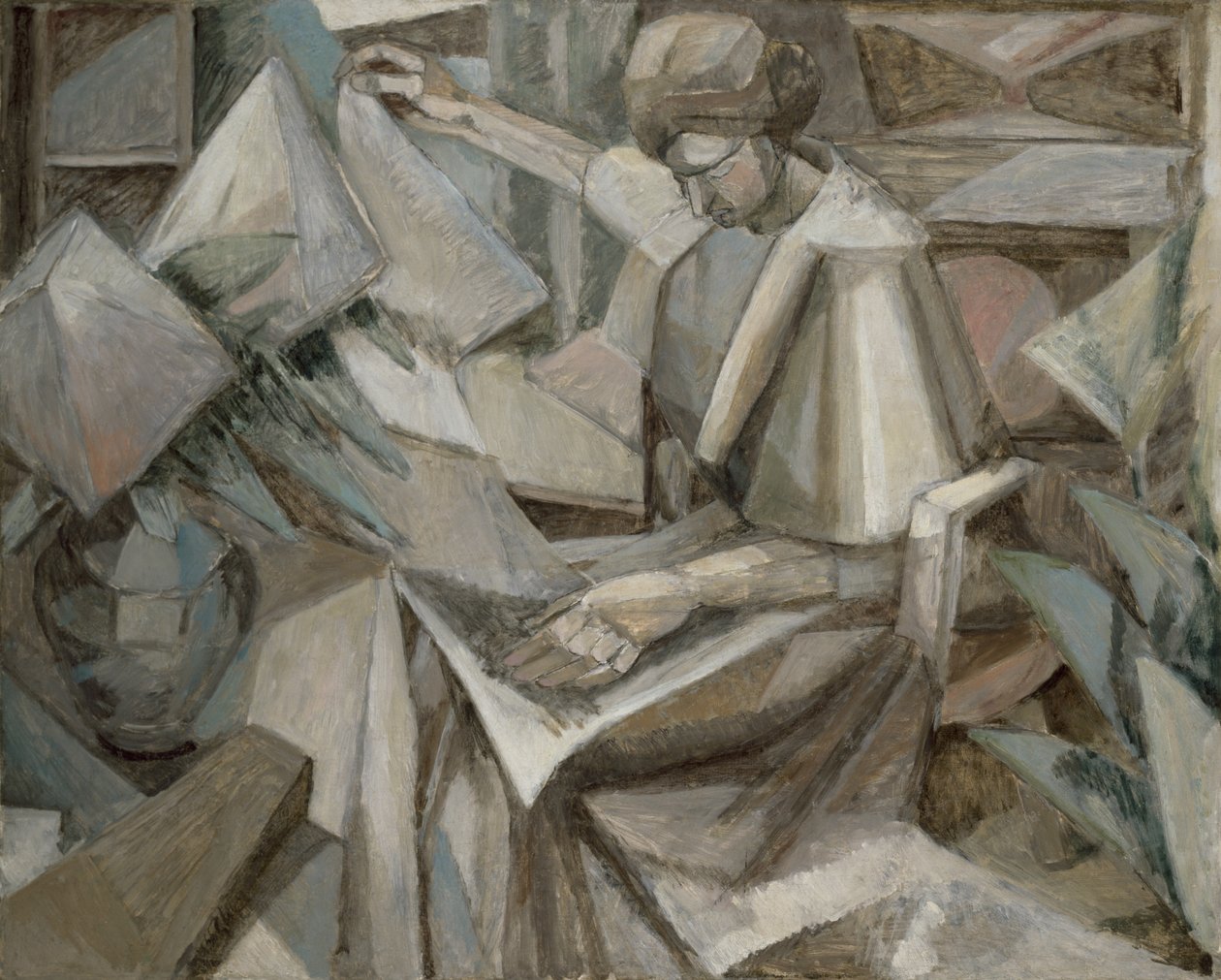 Donna con Phlox da Albert Gleizes
