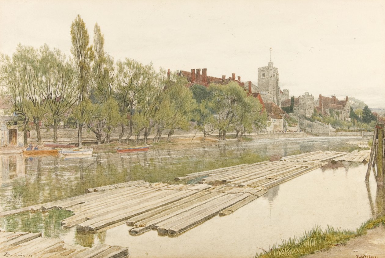 Chiesa di Tutti i Santi, Maidstone da Albert Goodwin