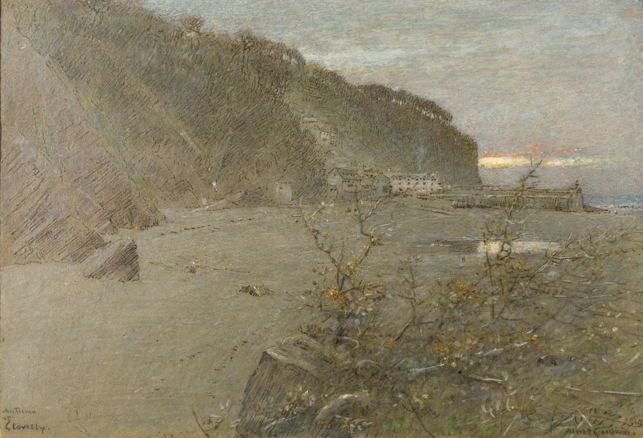 Autunno a Clovelly da Albert Goodwin
