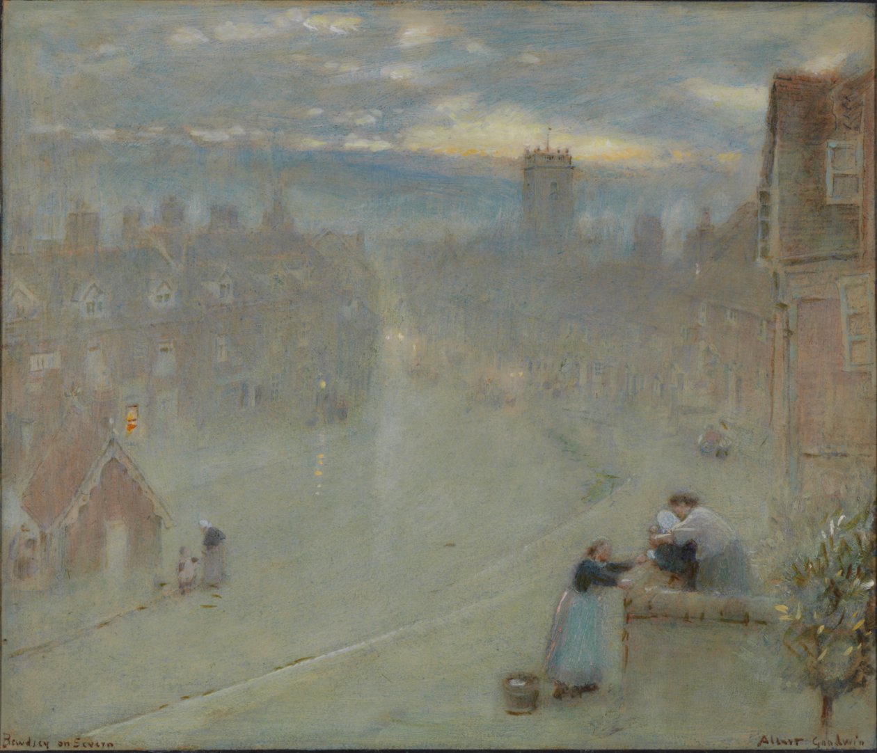 Bewdley sul Severn da Albert Goodwin