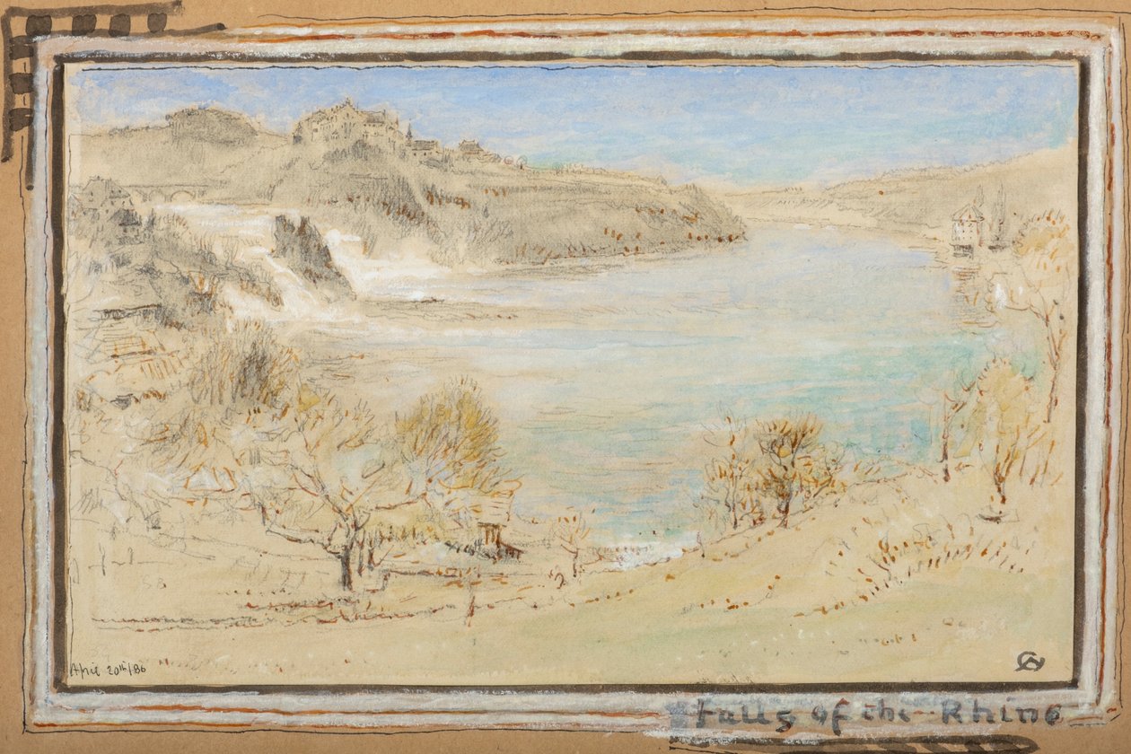 Cascate del Reno da Albert Goodwin