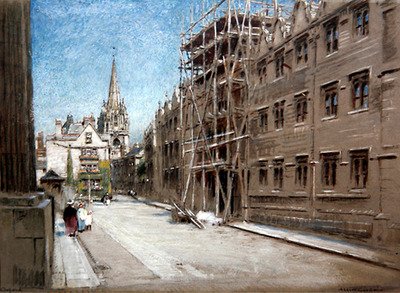 Oriel College, Oxford da Albert Goodwin