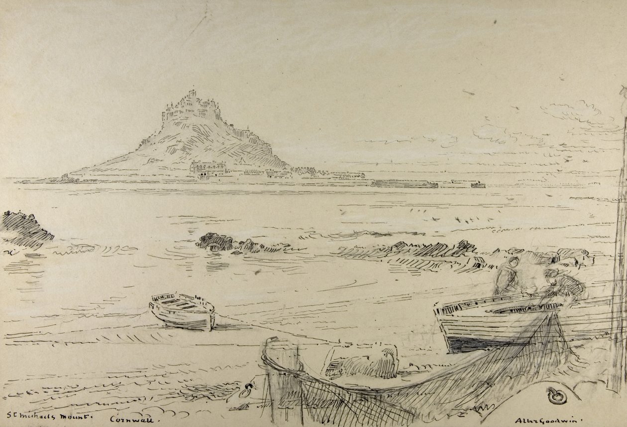 Monte San Michele, Cornovaglia da Albert Goodwin