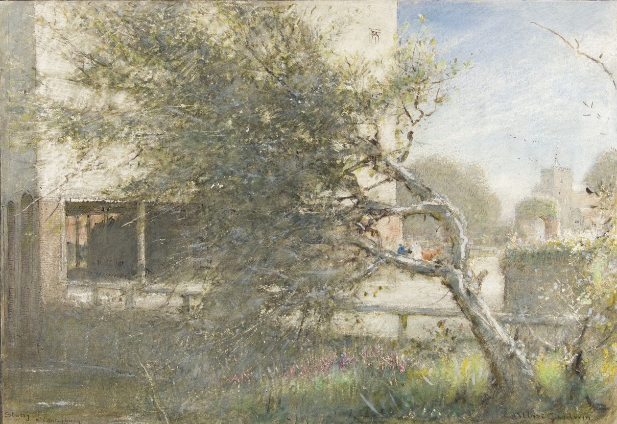 Sturry vicino Canterbury da Albert Goodwin