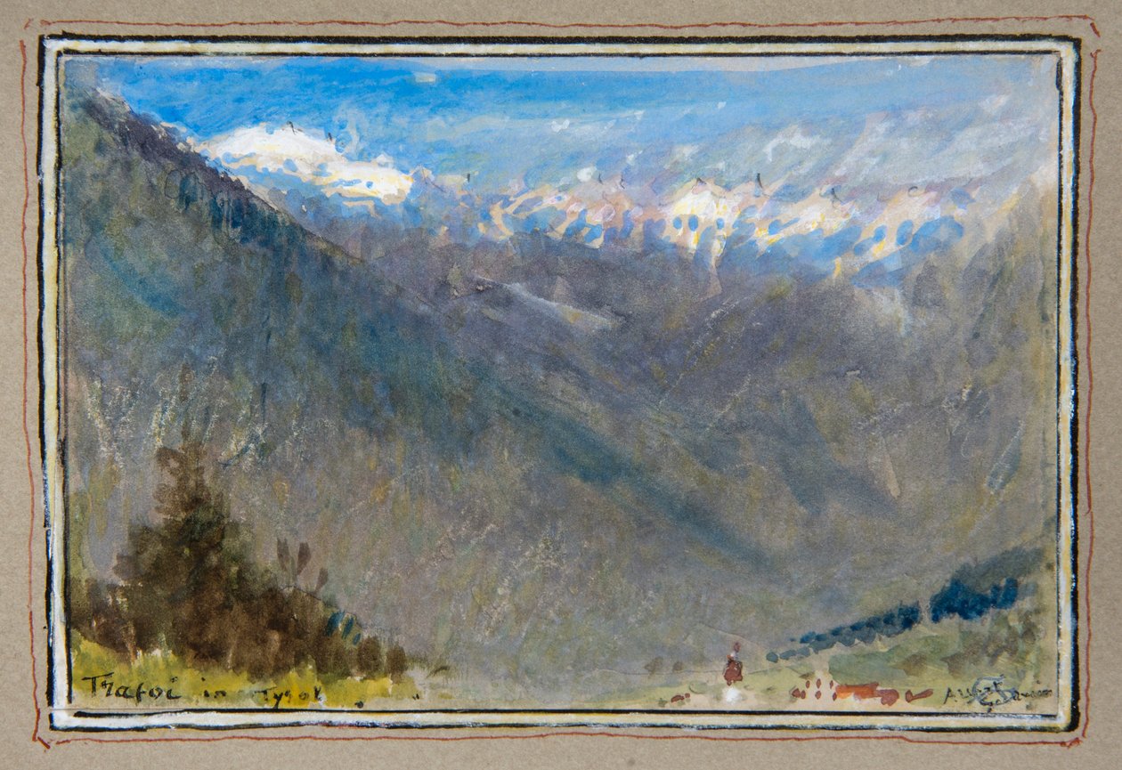 Trafoi in Tirolo da Albert Goodwin