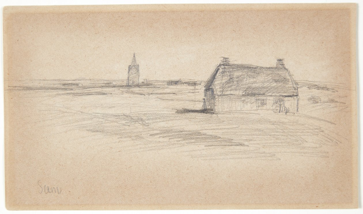 Casa di campagna e campanile da Albert Gottschalk