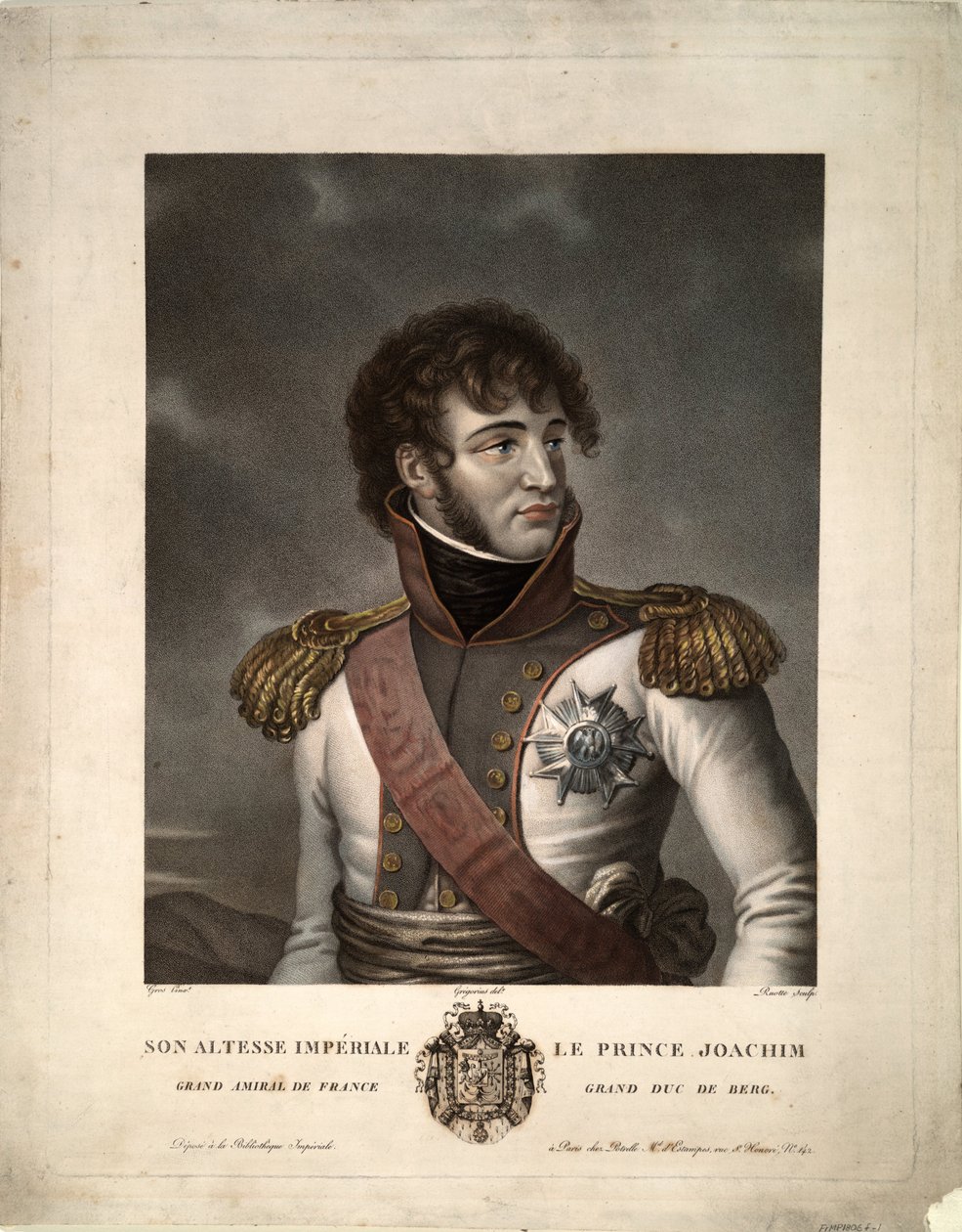 Ritratto di Joachim Murat, ca 1806 da Albert Gregorius