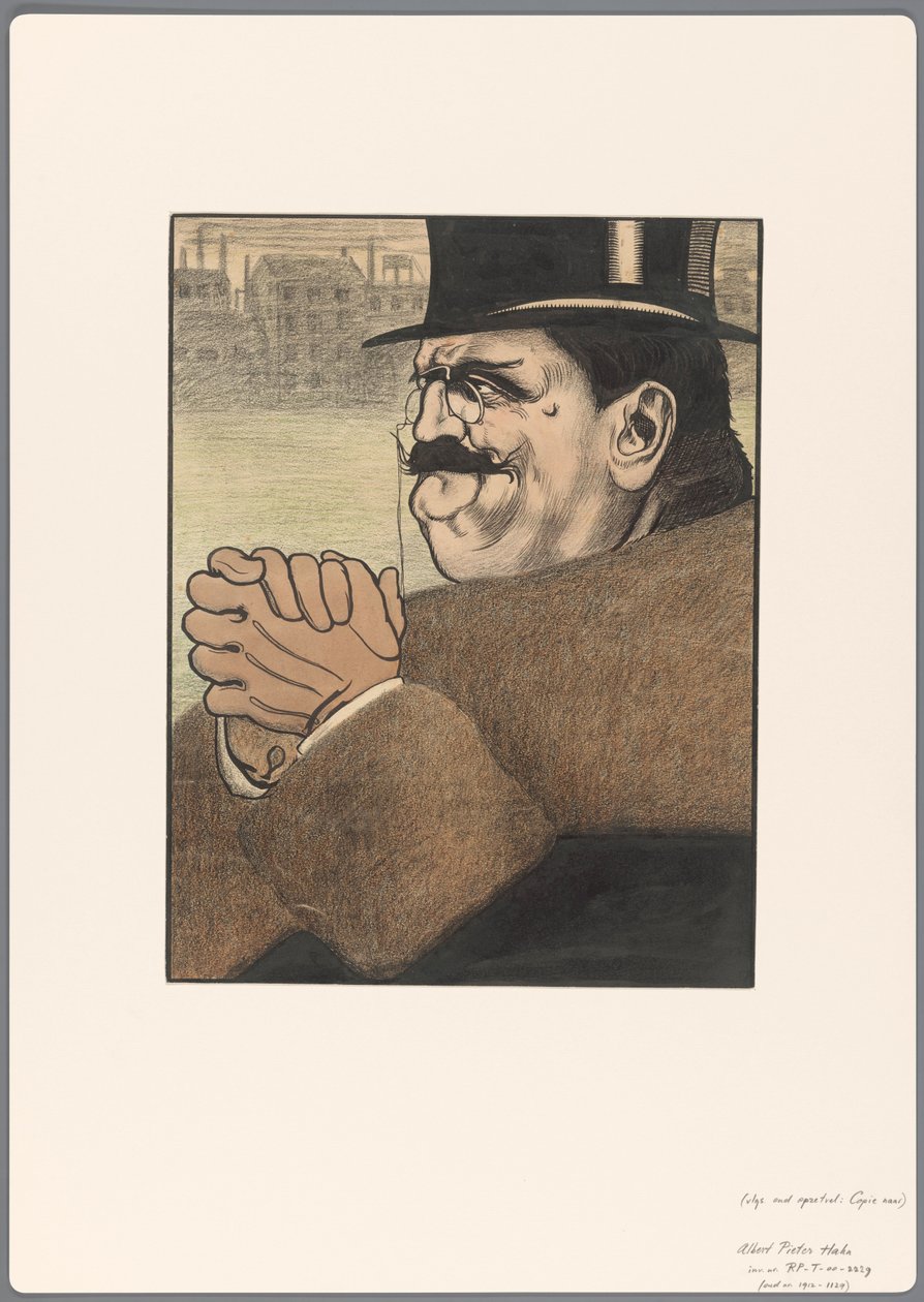 Progetto per una caricatura politica: il capitalista da Albert Hahn (I)
