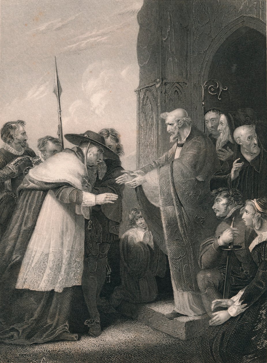 Il Cardinale Wolsey entra nell