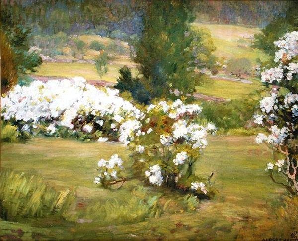 Fiori in fiore, c.1925 da Albert Herter