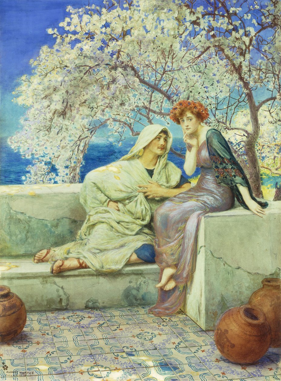 Il Corteggiamento da Albert Herter