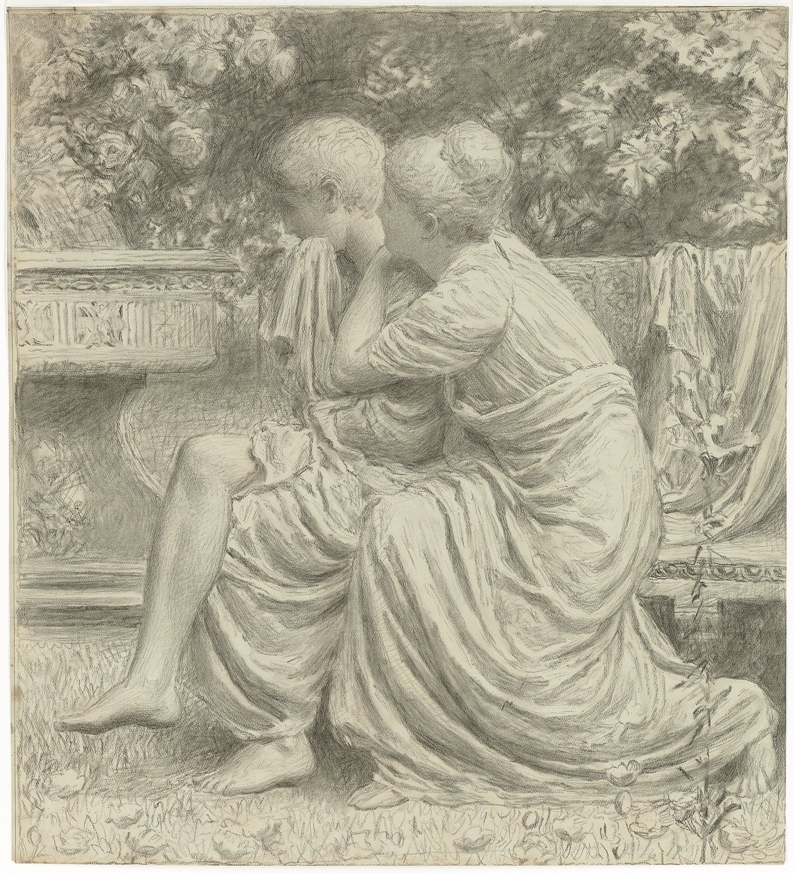 Cartone per "An Idyll" da Albert Joseph Moore