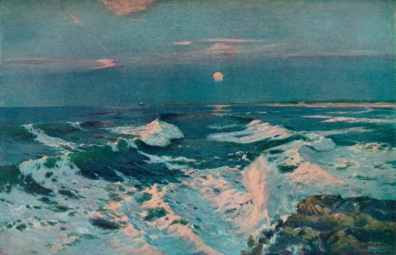 Tra il tramonto e la luna, c1910 da Albert Julius Olsson