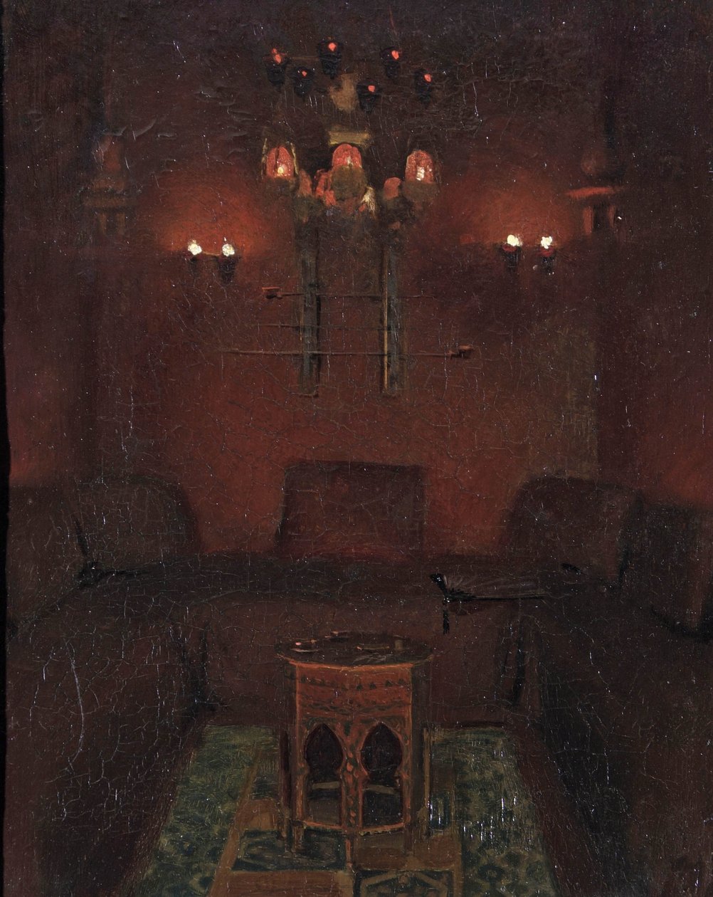 Interno della cappella di Sir Richard Burton, 1889 da Albert Letchford
