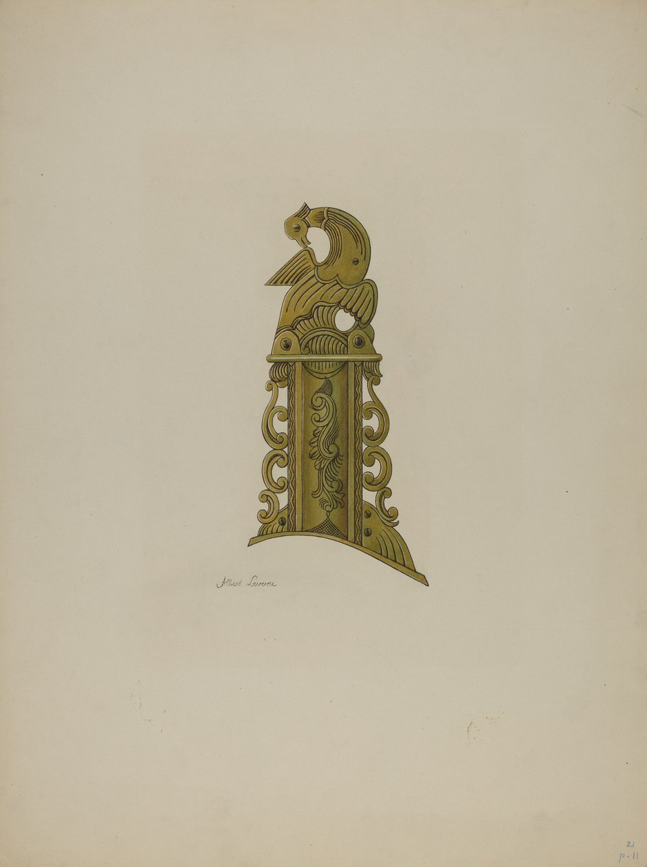 Scatola di cerotti tedesca della Pennsylvania da Albert Levone