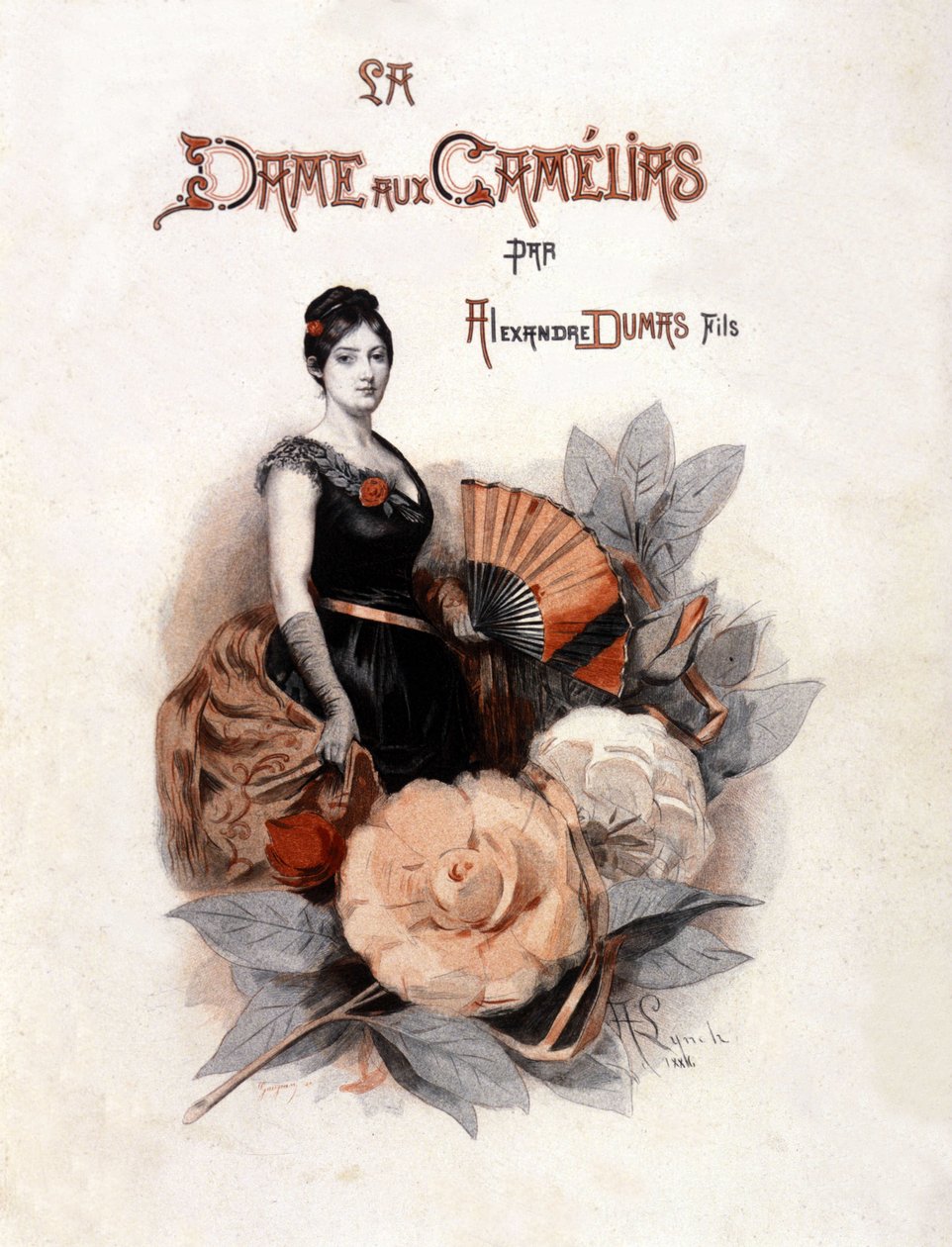 La signora delle camelie - Alexandre Dumas Jr. Illustrazione di Albert Lynch da Albert Lynch