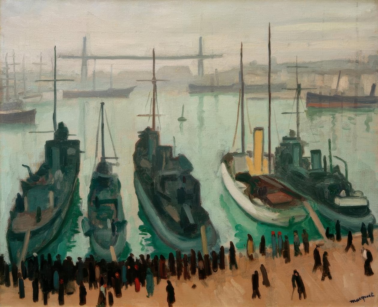 Il vecchio porto di Marsiglia da Albert Marquet